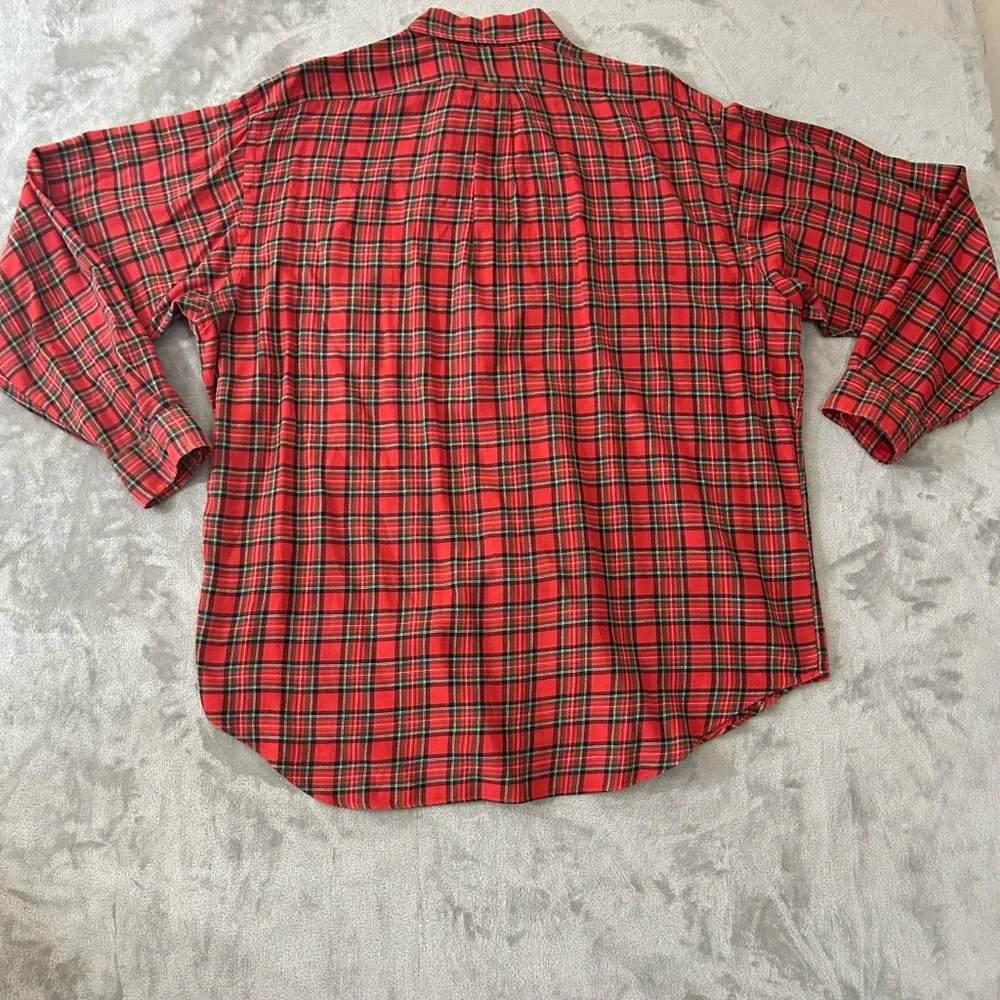 Vintage Lauren Ralph Lauren the Blake red plaid button down - Picture 11 of 11
